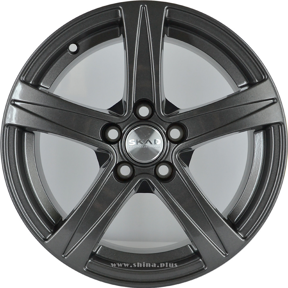 Диск R15 5x100 Скад Сакура 6,5J ET35 D57,1 графит