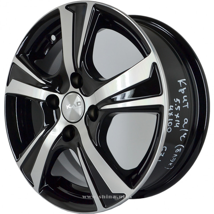 Диск R14 4x100 СКАД Крит 5,5J ET39 D56,6 алмаз