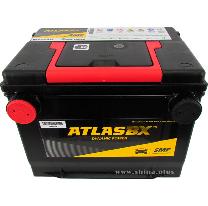 АКБ 75Ah Atlas BX Dynamic Power Calcium+ (MF75-630)  (+п.п) 630А 12V Американский