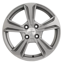 Диск R15 4x100 Khomen Wheels KHW1502 6,0J ET45 D54,1 G-Silver