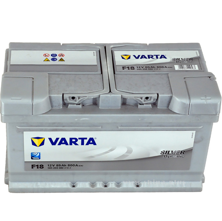 АКБ 85Ah Varta 585 200 080 Silver dynamic"F18" (о.п) низкий 800А(EN) 12V