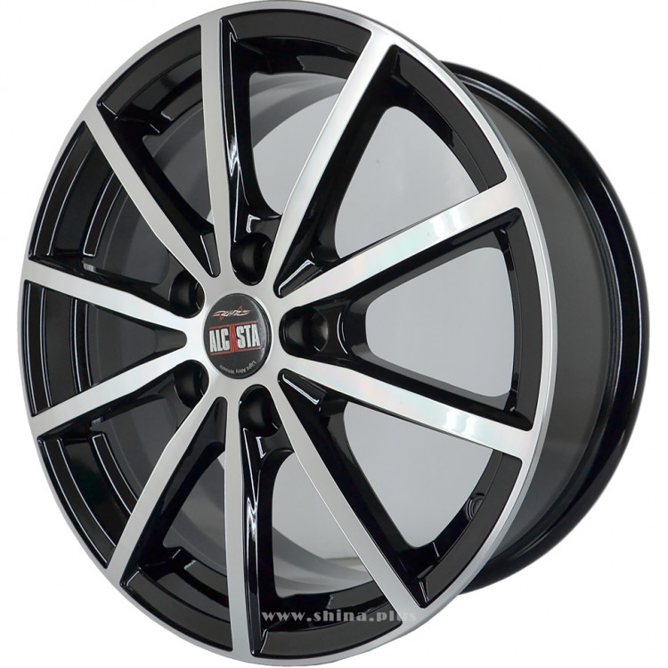 Диск R16 5x108 ALCASTA M61 6,5J ET45 D63,35 BKF