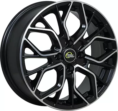 Диск R17 5x114,3 Cross Street CR-19 7,0J ET48,5 D67,1 BKF Диск R17 5x114,3 Cross Street CR-19 7,0J ET48,5 D67,1 BKF