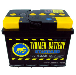 АКБ 62Ah Тюменский "Лось" Standart (+п.п.) 550А(EN) 12V