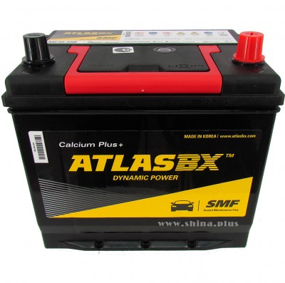 АКБ 60Ah Atlas BX Dynamic Power Calcium+ (MF35-550)  (о.п+) 550А 12V Азия нижнее крепление