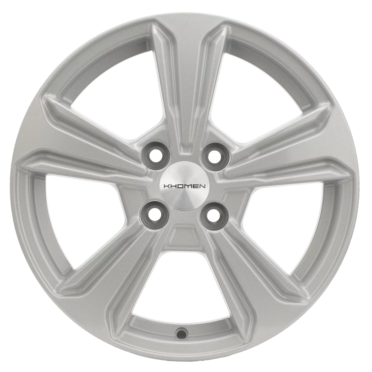 Диск R15 4x100 Khomen Wheels KHW1502 6,0J ET46 D54,1 F-Silver