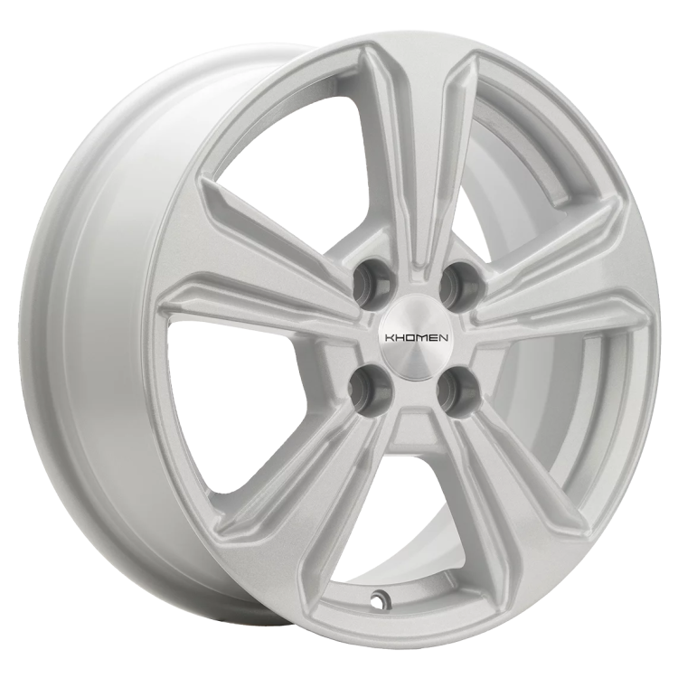 Диск R15 4x100 Khomen Wheels KHW1502 6,0J ET46 D54,1 F-Silver