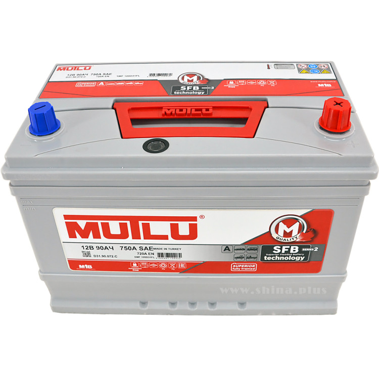 АКБ 90Ah Mutlu (D31.90.072.C) (о.п.+) 720А(EN) 12V Азия