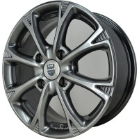 Диск R15 4x114,3 Блюз (КС606) K&K 6,0J ET45 D67,1 дарк платинум