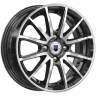 Диск R14 4x100 Квант (КС960) K&K 5,5J ET40 D54,1 алмаз черный
