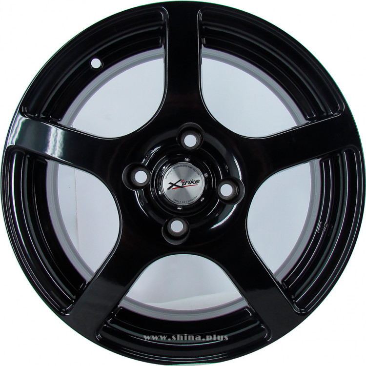 Диск R15 4x114,3 Xtrike (X-118) 6,0J ET44 D67,1 BK