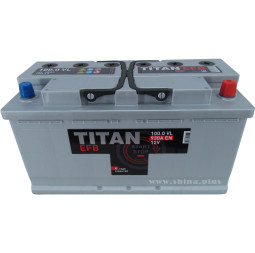 АКБ100Ah Titan EFB (о.п+) 930А 12V №№