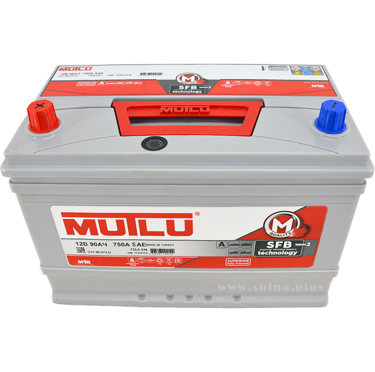 АКБ 90Ah Mutlu (D31.90.072.D) (+п.п) 720А(EN) 12V Азия