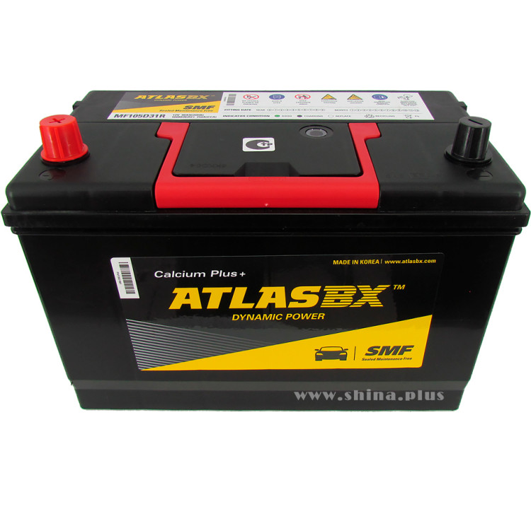 АКБ 90Ah AtlasBX Dynamic Power Calcium+ (MF105D31R)  (+п.п) 750А 12V Азия