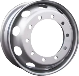 Диск R22,5  9,00 Steger 10*335 ET175 D281 16мм  (внутренний вентиль) Silver