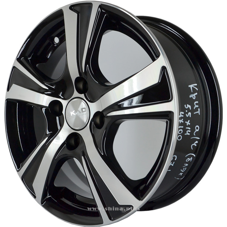 Диск R14  4x98 СКАД Крит 5,5J ET38 D58,6 алмаз