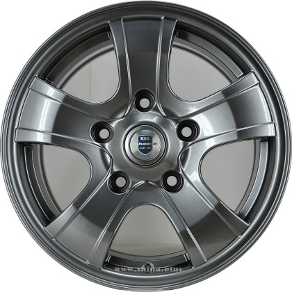 Диск R16 5x139,7 Тигр (КС452) K&K 7,0J ET40 D98,0 дарк платинум