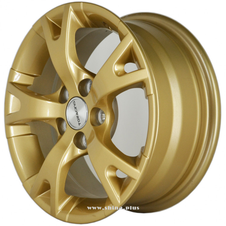 Диск R14 5x100 TGRacing LZ046 6,0J ET38 D57,0 Gold