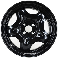 Диск R16 4x100 6,5J ET37 D60,1 ТЗСК (Рено Сандеро) черный глянец