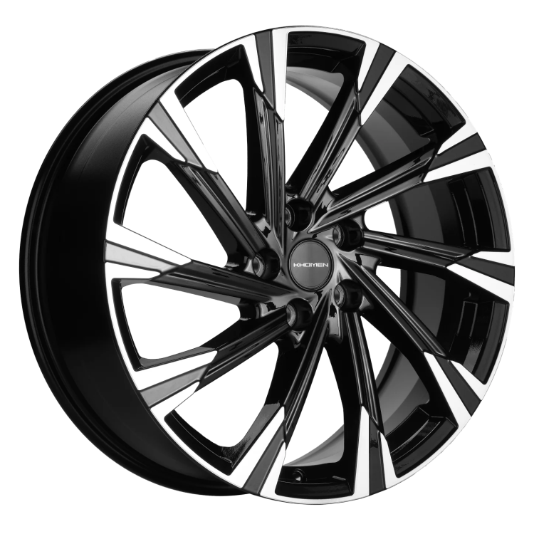 Диск R19 5x114.3 Khomen Wheels KHW1901 7,5J ET38 D67.1 (Outlander) Black-FP ПИК