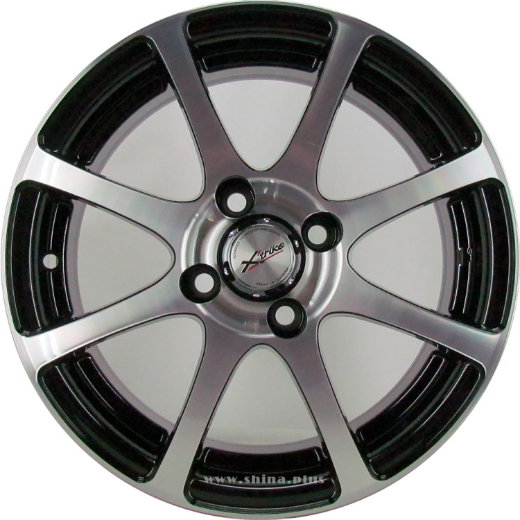 Диск R14 4x100 Xtrike X-114 5,5J ET45 D67,1 BK/FP