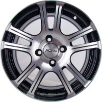 Диск R15 4x100 Xtrike (X-105) 6,0J ET45 D54,1 BK/FP