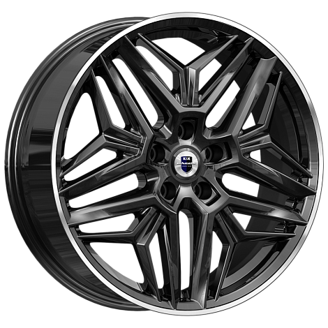 Диск R19 5x108 Колумб (КС1038) 7.0J ET33 D60,1 алмаз черный