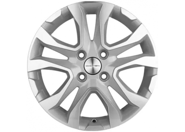 Диск R15 4x100 Khomen Wheels KHW1503 6,0J ET46 D54,1 (Rio/Solaris) F-Silver-FP