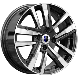 Диск R15 4x100 Хант K&K 6,0J ET40 D60,1 алмаз черный