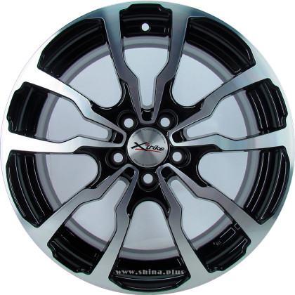 Диск R16 5x114,3 Xtrike (X-117) 6,5J ET45 D67,1 BK/FP