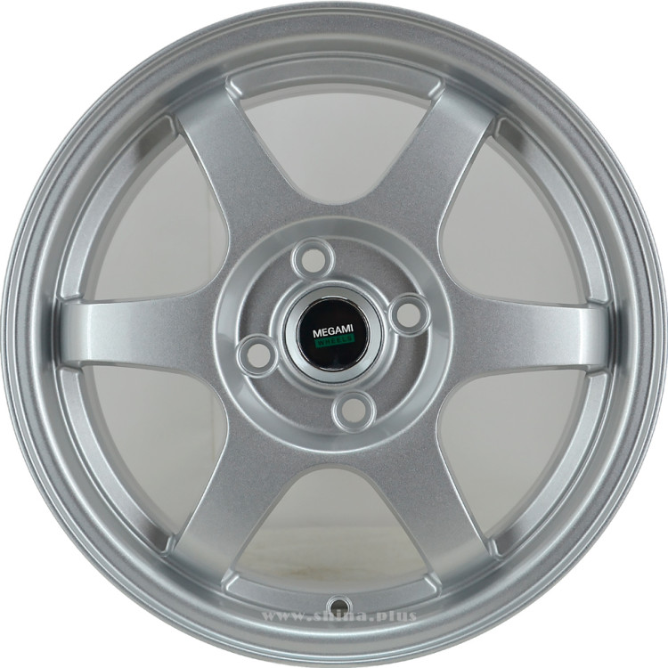 Диск R14 4x100 Megami MGM-6 6,0J ET35 D73,1 Sil