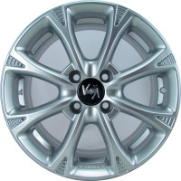 Диск R15 4x100 Блюз (КС606) 6,0J ET38 D67,1 блэк платинум