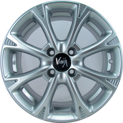 Диск R15 4x100 Блюз (КС606) 6,0J ET38 D67,1 блэк платинум