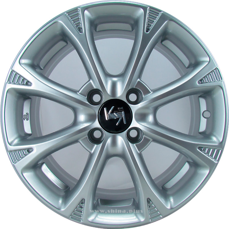 Диск R15 4x100 Блюз (КС606) 6,0J ET38 D67,1 блэк платинум